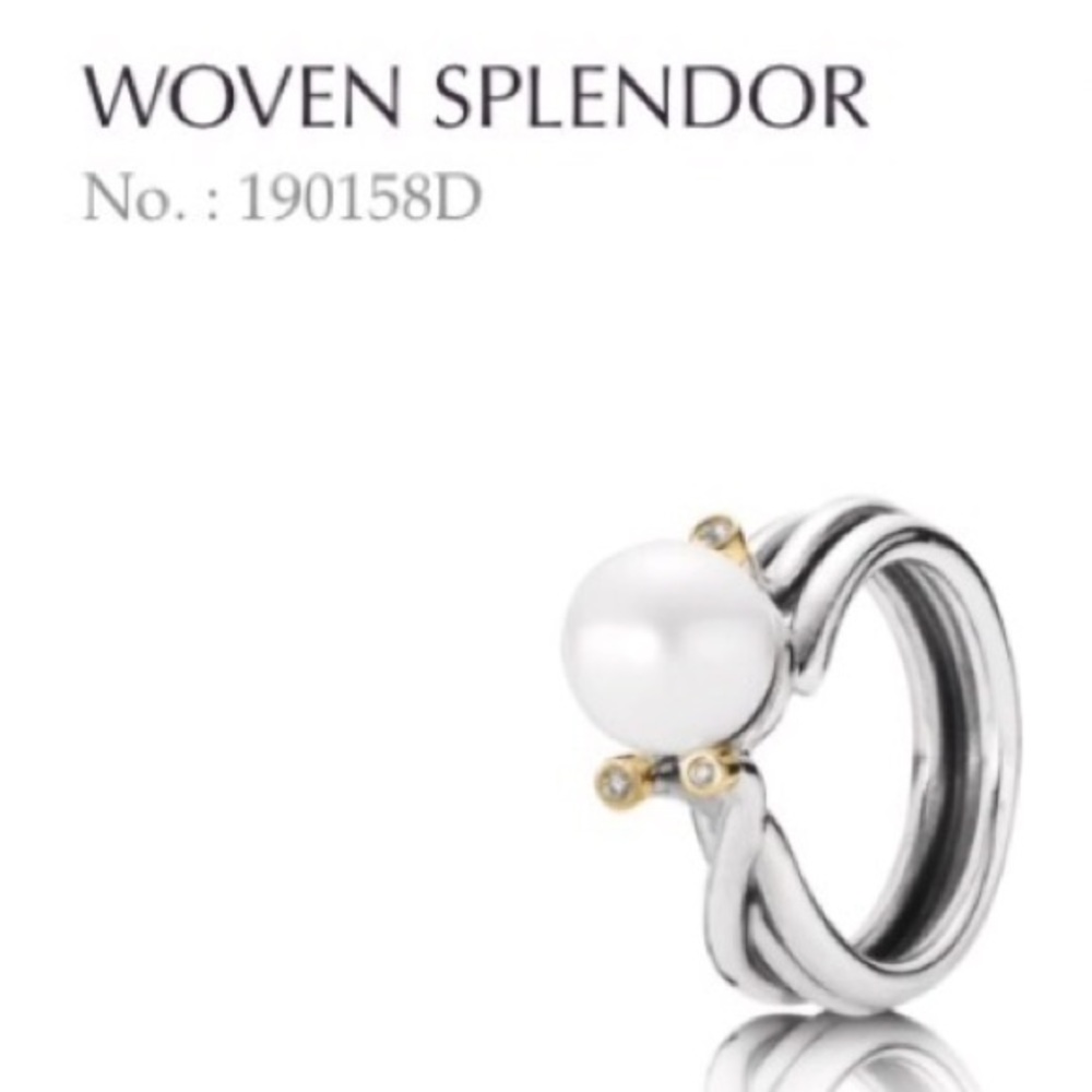 Woven splendor ring